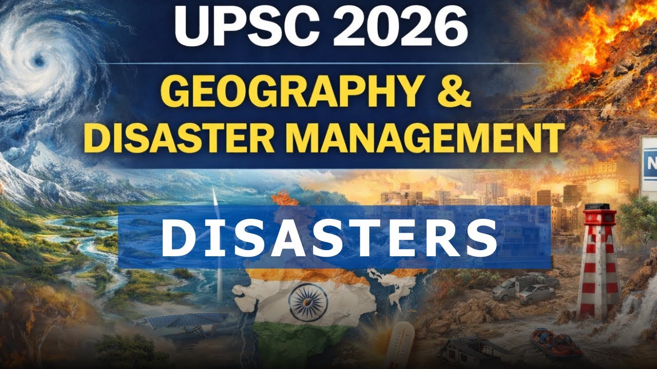16. Disasters in India | UPSC GS-1 2026