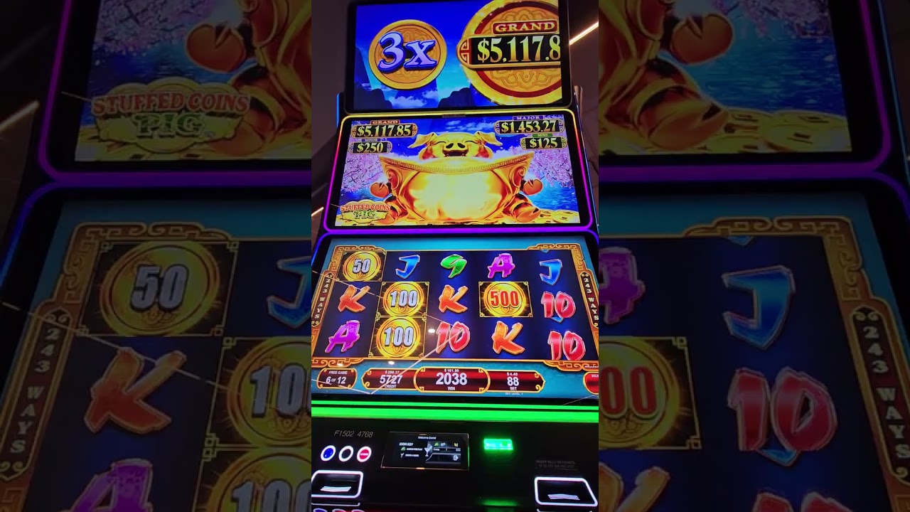 Stuffed Coins Pig Slot Machine