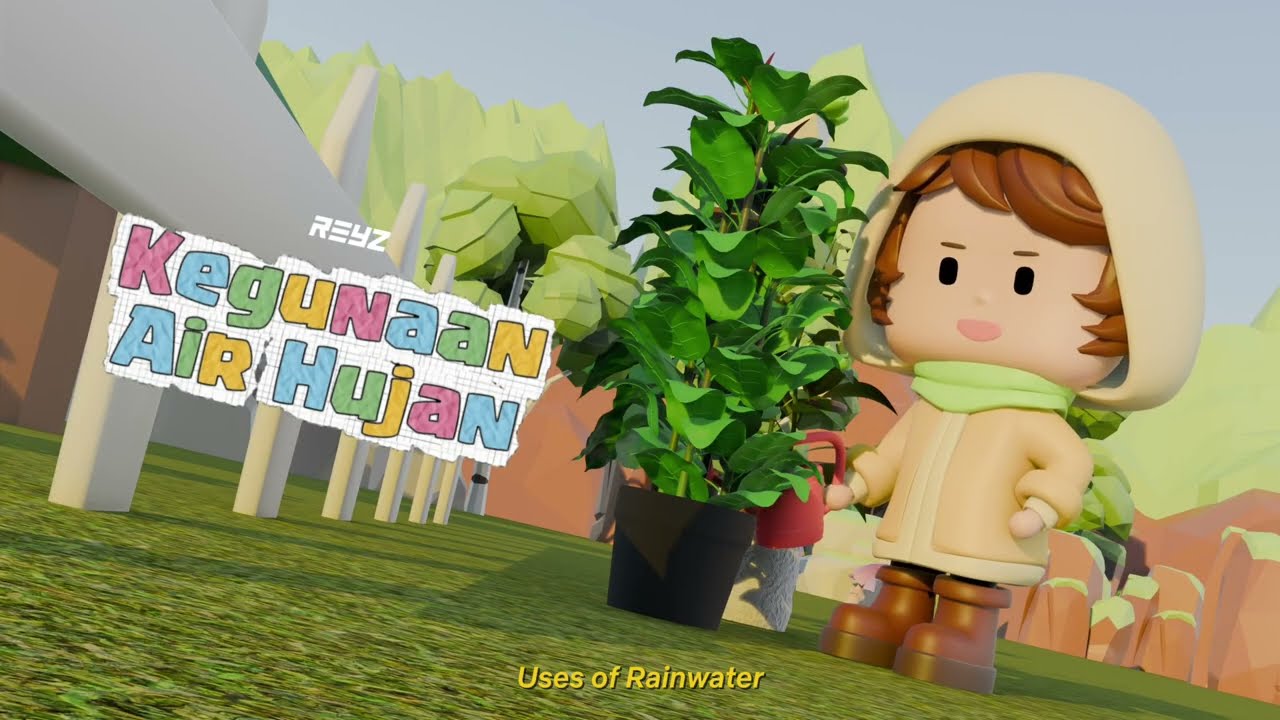 KEGUNAAN AIR HUJAN (Uses of Rainwater) - 3D Animation Final Project KPTM