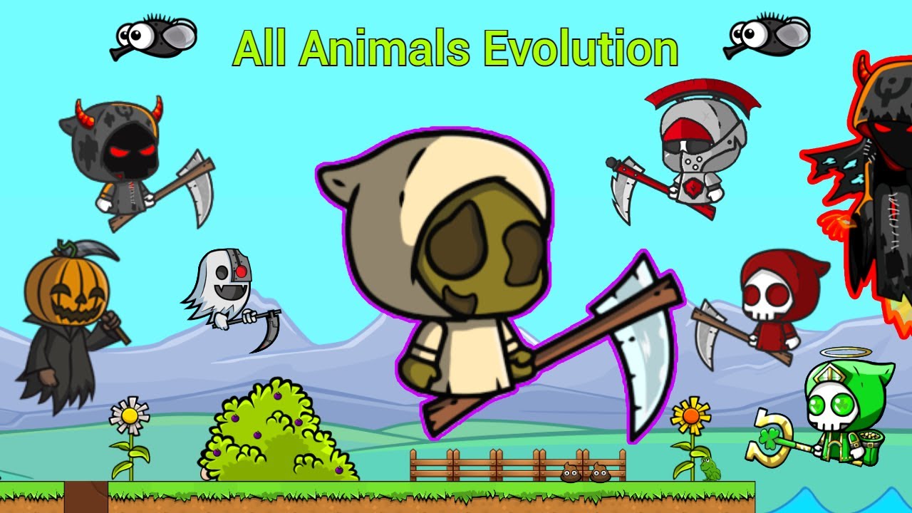 All Animals Evolution And The Faceless Reaper (EvoWorld.io)