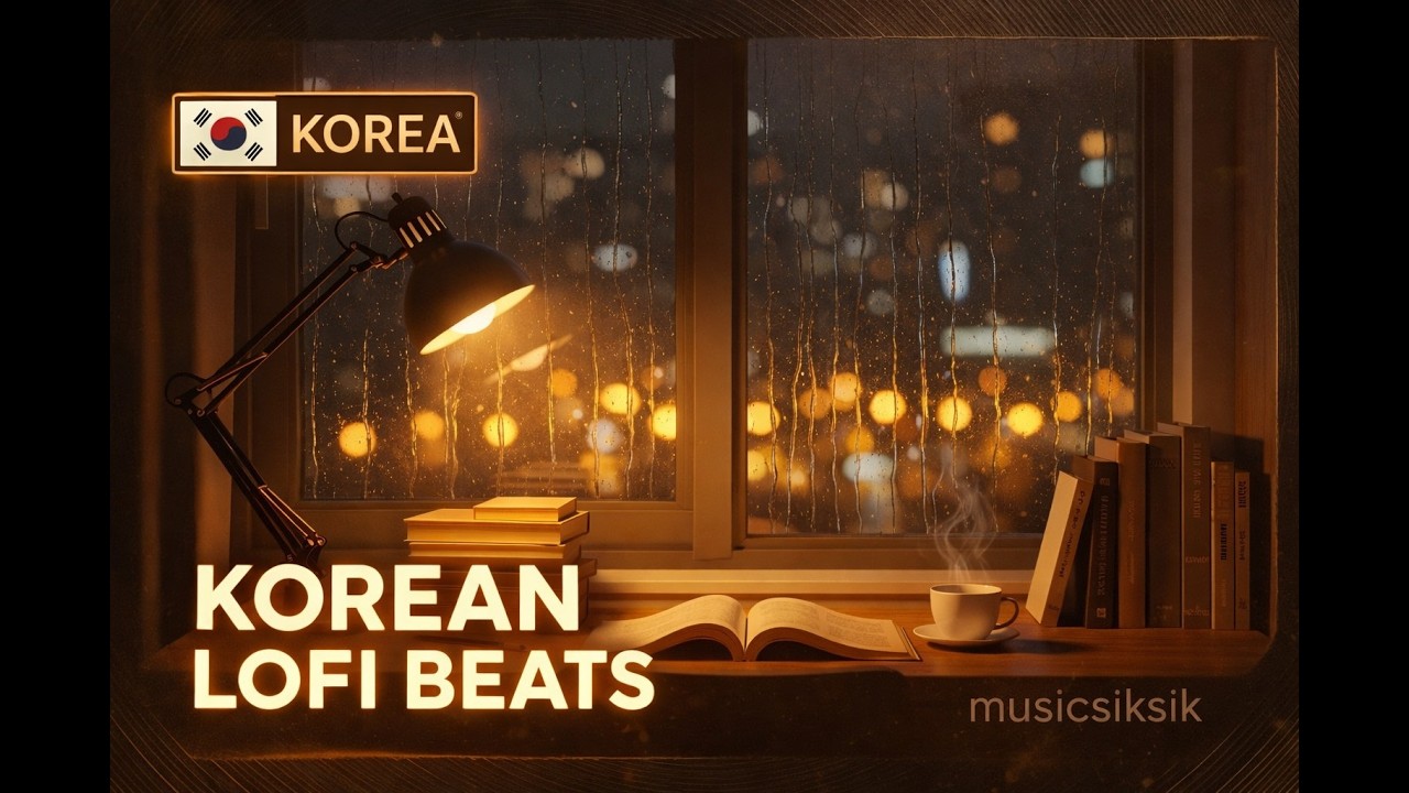 🌊🇰🇷 Korean Lofi Beats — Study & Relax Music | musicsiksik