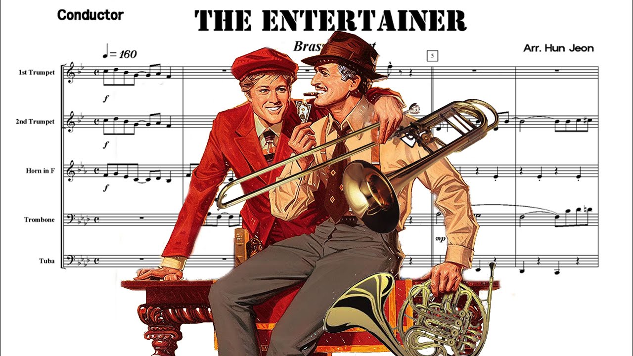 The Entertainer (Brass Quintet Arrangement) 【Membership Only】