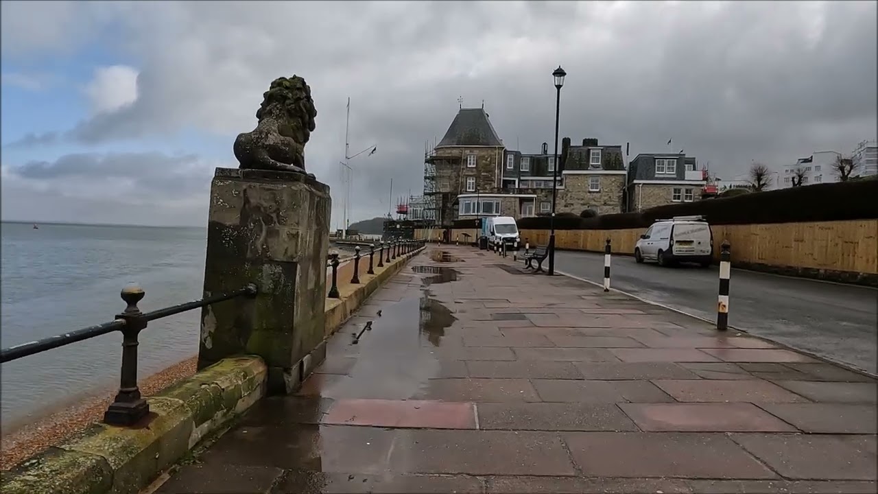 Virtual Walk - Cowes Esplanade - Isle Of Wight - February 2025 | kittikoko