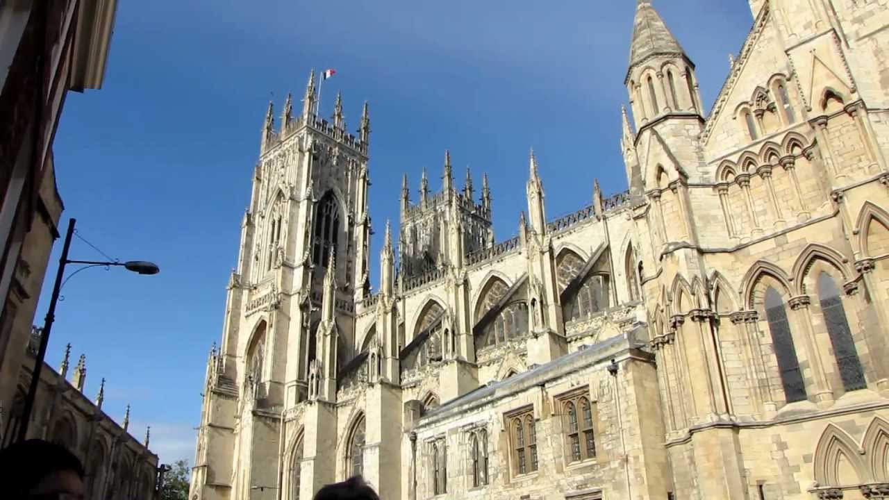 York Minster - WWII French in York memorial parade and flypast 20th Oct 2011
