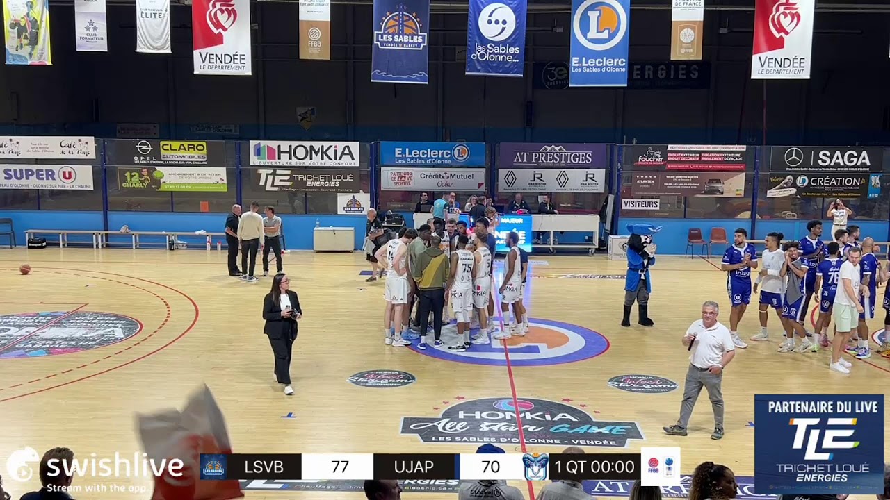 Championnat de france NM1 : 
LSVB VS UJAP