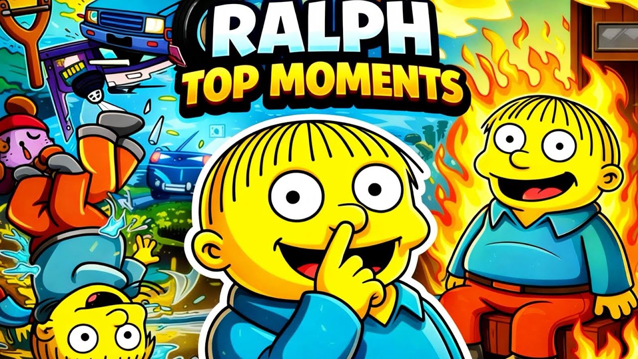 Ralph Wiggum Top Moments 😭                                             #ralphwiggum #thesimpsons