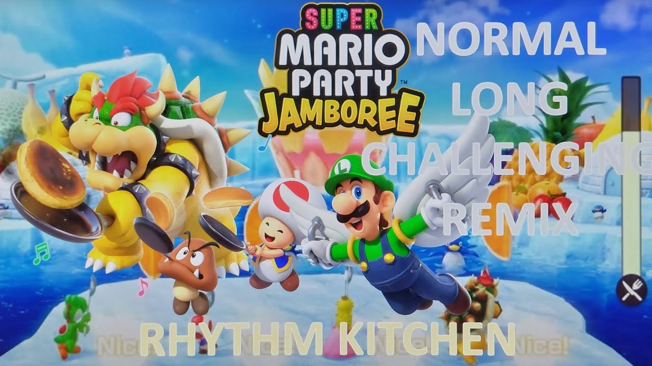 Super Mario Party Jamboree - Rhythm Kitchen with Bowser, Goomba, Toad & Luigi