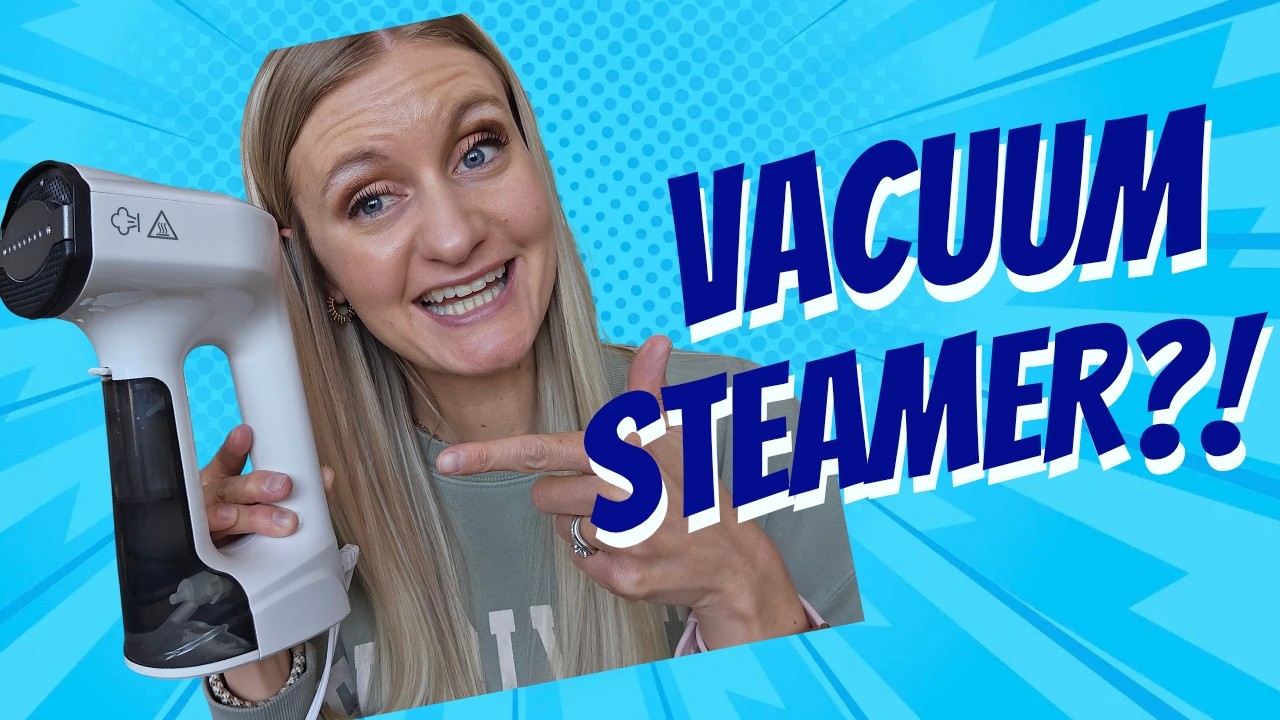 Vacuum Steamer Review | 3500 Pa Suction Handheld Travel Steamer Test (Product Link in Description)