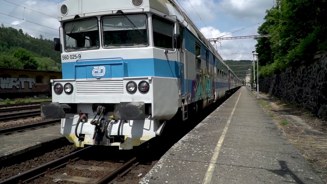 Vlaky Březová nad Svitavou - trať 260 - 22.6.2019