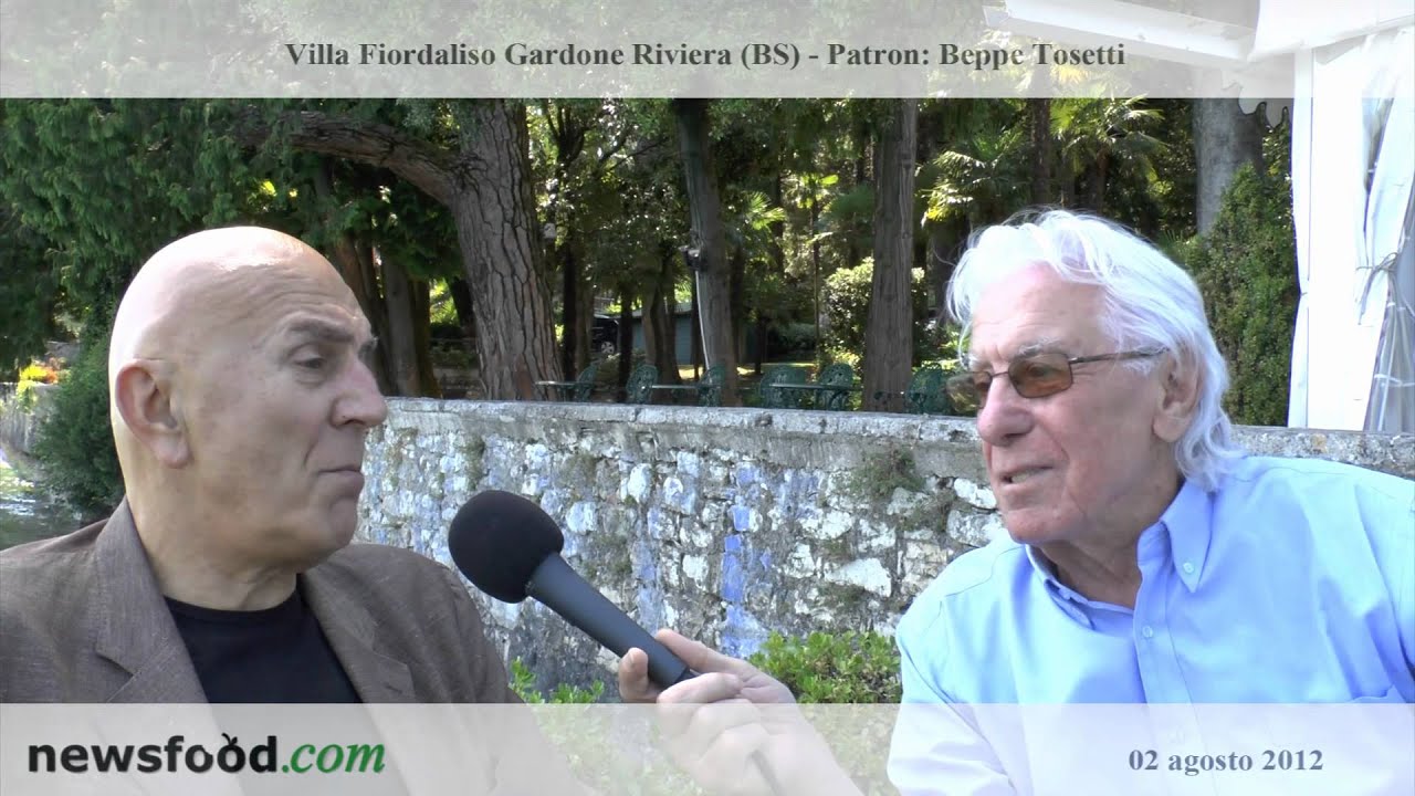 Cino Tortorella intervista Beppe Tosetti, Patron di Villa Fiordaliso a Gardone Riviera