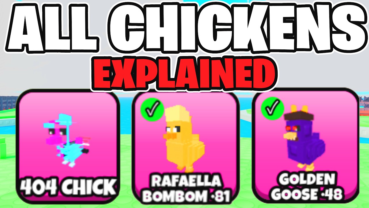 ОБЗОР ВСЕХ КУРИЦ в Grow a Chicken Fighter!