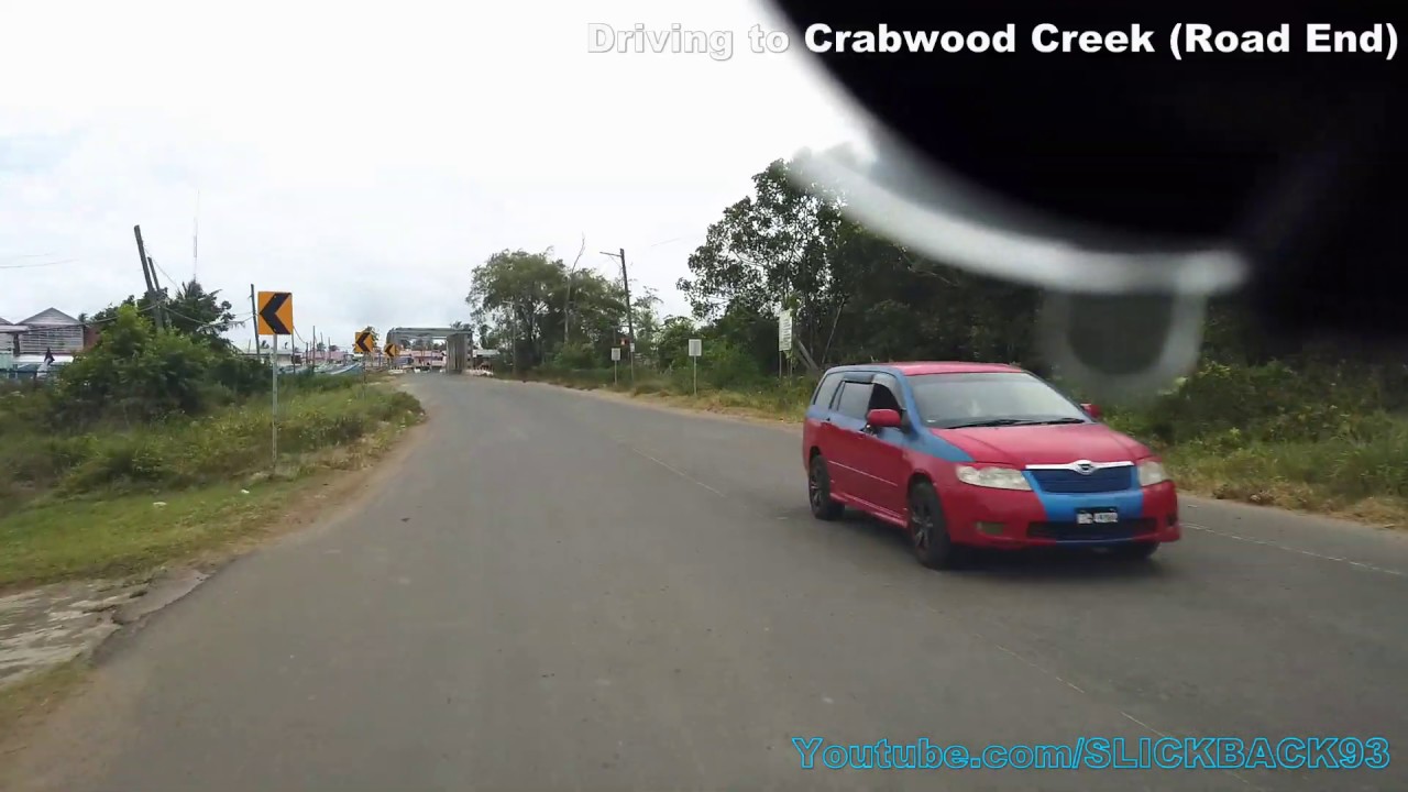 Guyana Berbice Driving #57 Village/#63 beach/Crab wood Creek (Road End) 🏝