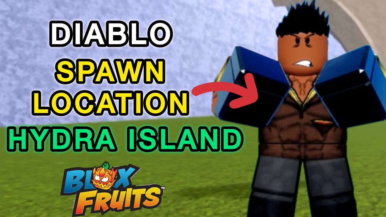 🔥 All Diablo Spawn Locations in Hydra Island | Blox Fruits Elite Pirate Guide!