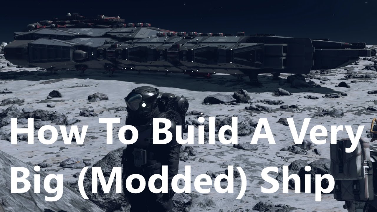 Starfield - Massive Modded Ship Build (The Possibilities of Modded Starfield ships)