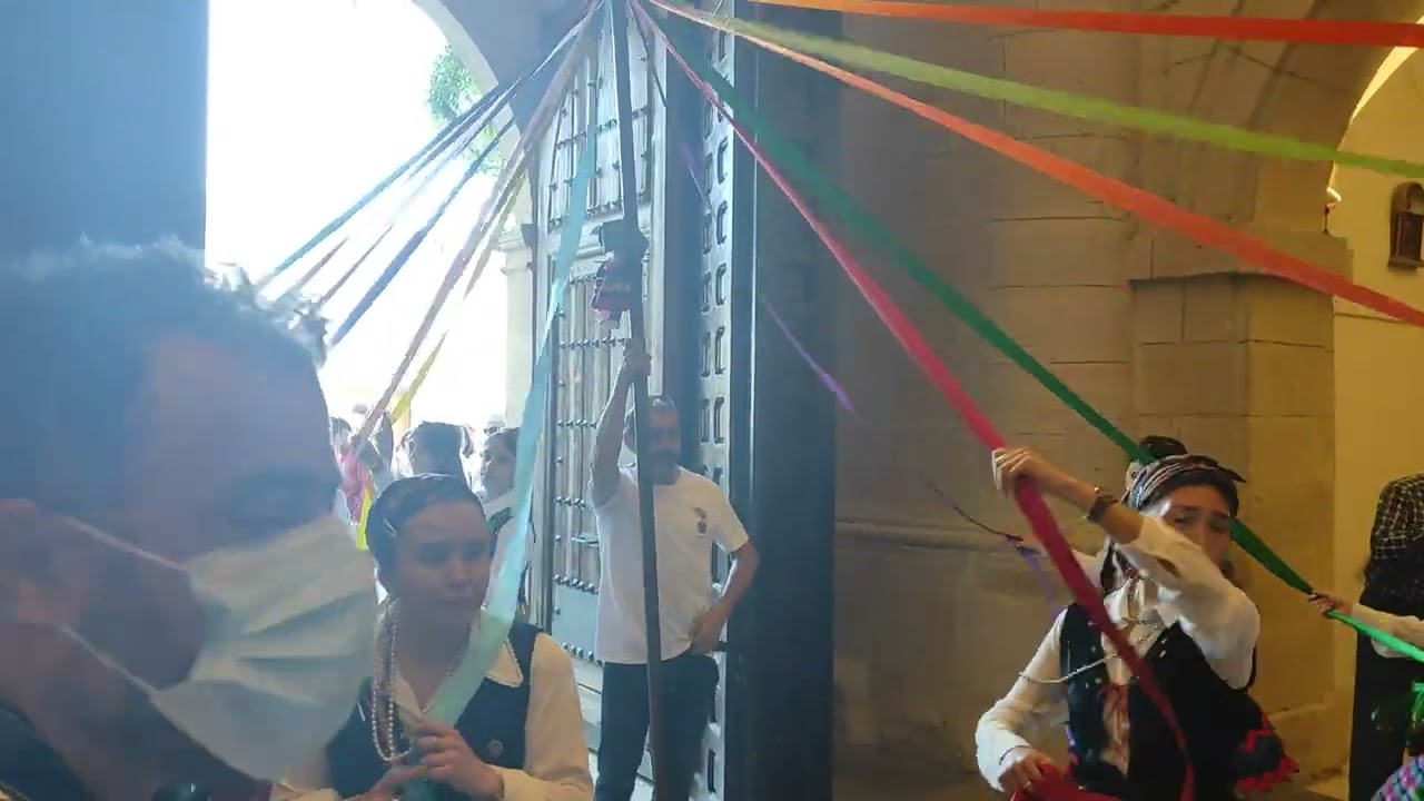 Fiestas de la Virgen de lo Remedios, Saelices 2022. Llegada de la danza el día del Cerro