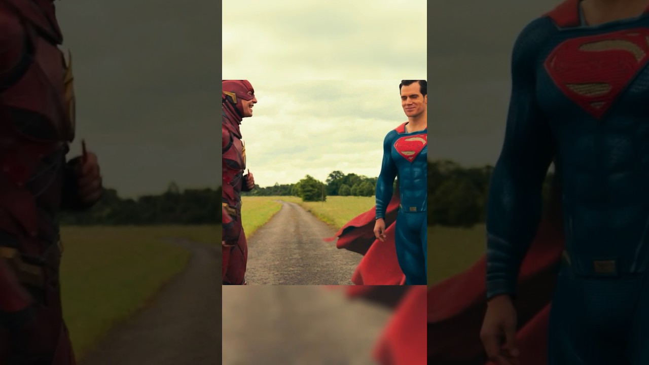Кто быстрее Флэш или Супермен?😎 #моментыизфильмов #фильмы #сериал #theflash #superman