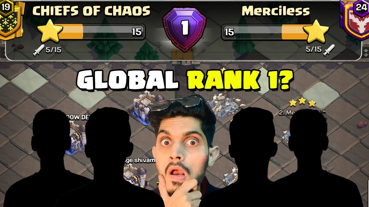 Most Important Match for Global Rank 1 in clash of clans
