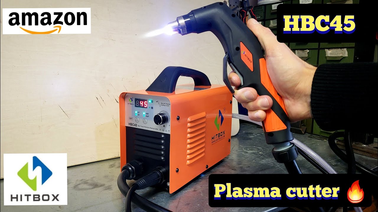 Taglierina al plasma hitbox hbc45 |  Plasma cutter 45 Ampere 🔥 | amazon