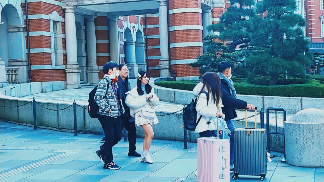東京駅の素晴らしい風景を散歩 🚶‍♂️🚉	一度は見たい東京駅の景色 