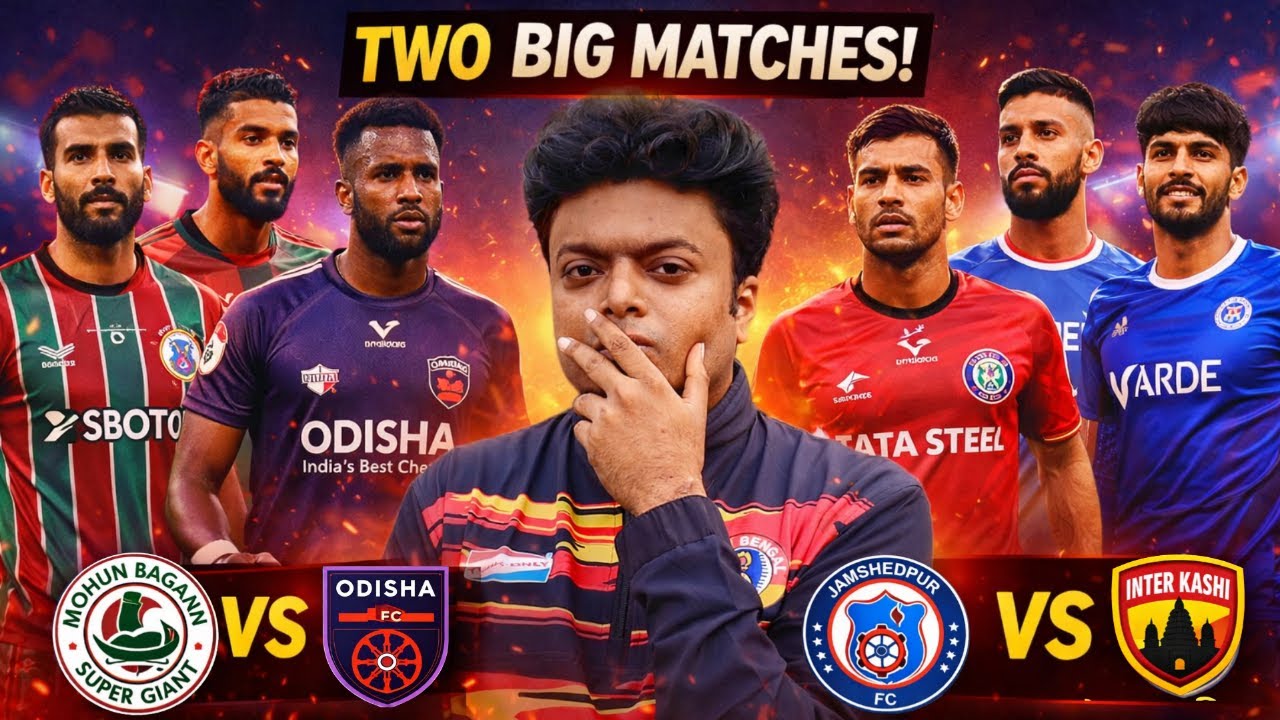 Mohunbagan Vs Odisha & Jamshedpur Vs Inter Kashi Match Live Reaction & Watch Along 🔥🔥