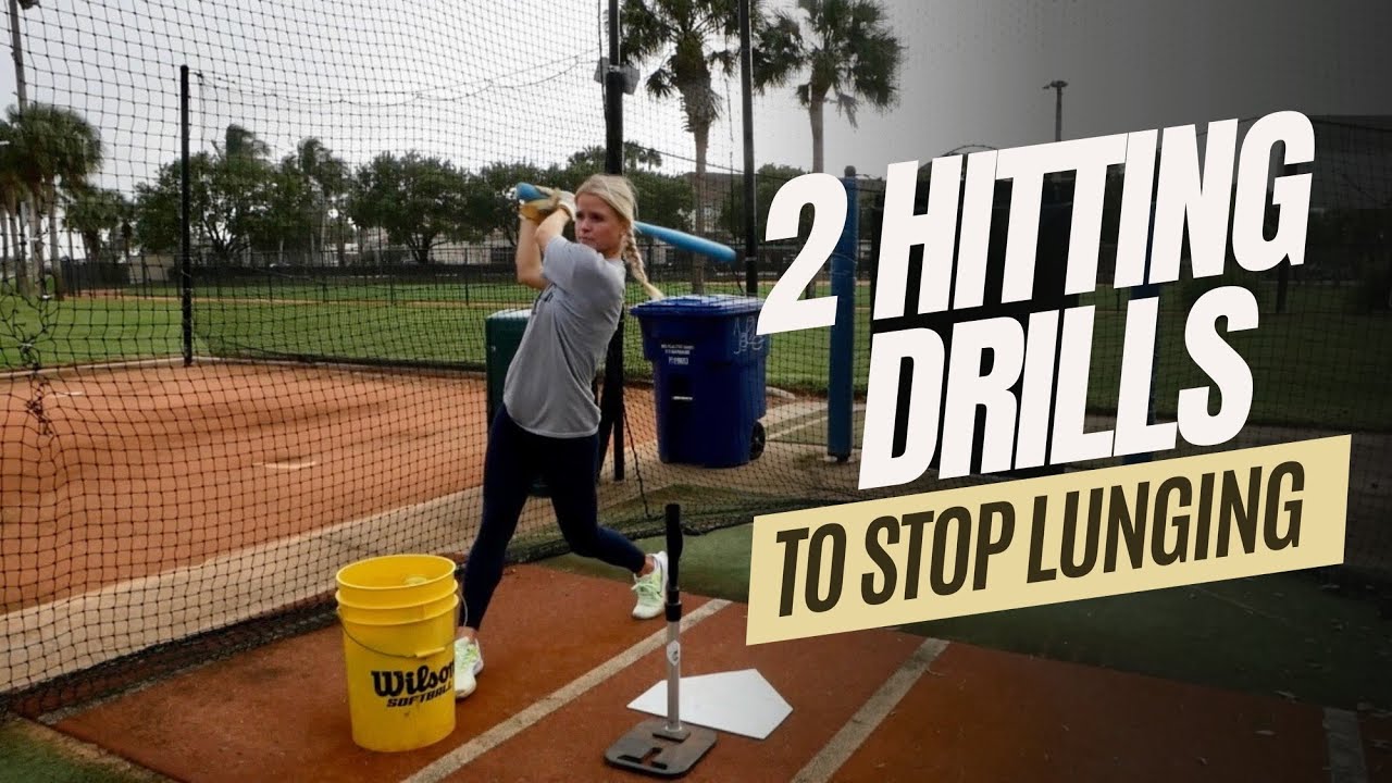 2 Hitting Drills to Fix Lunging While Swinging