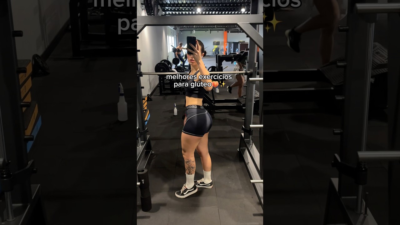 melhores exerc&iacute;cios para o gl&uacute;teo🍑✨ #academia #gym #treino #gluteos #treinofeminino #fitness