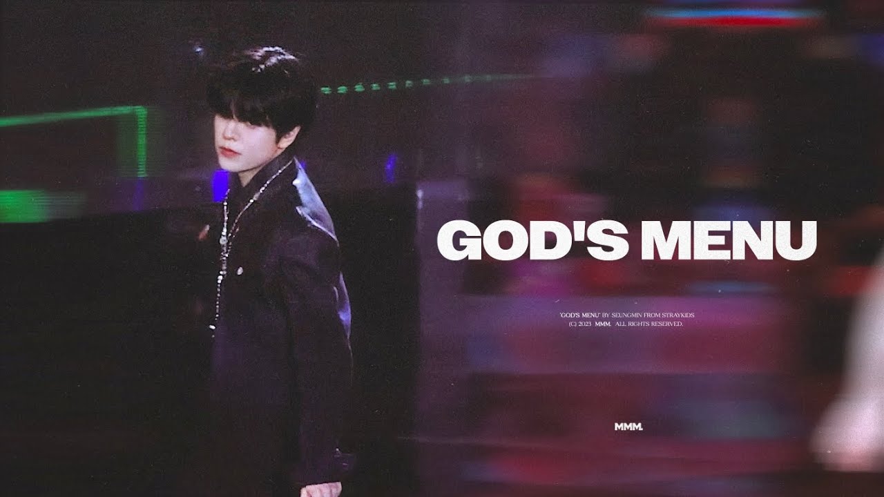 240126 PARIS Le Gala des Pièces Jaunes - 神메뉴(God's Menu) 승민 FOCUS (Stray Kids SEUNGMIN FanCam)