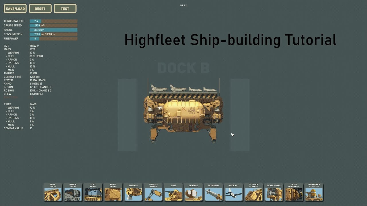 How to build a ship in Highfleet