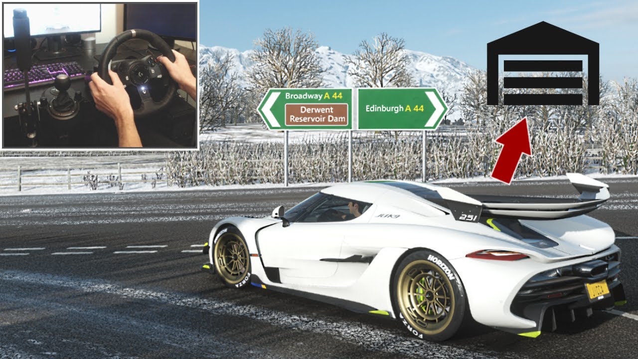 Buy and Build - Koenigsegg Jesko | Forza Horizon 4 Steering Wheel + Paddle Shifter Gameplay