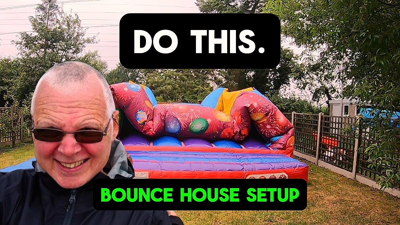 How to Setup An ADULT Bouncy Castle - (Complete Tutorial)
