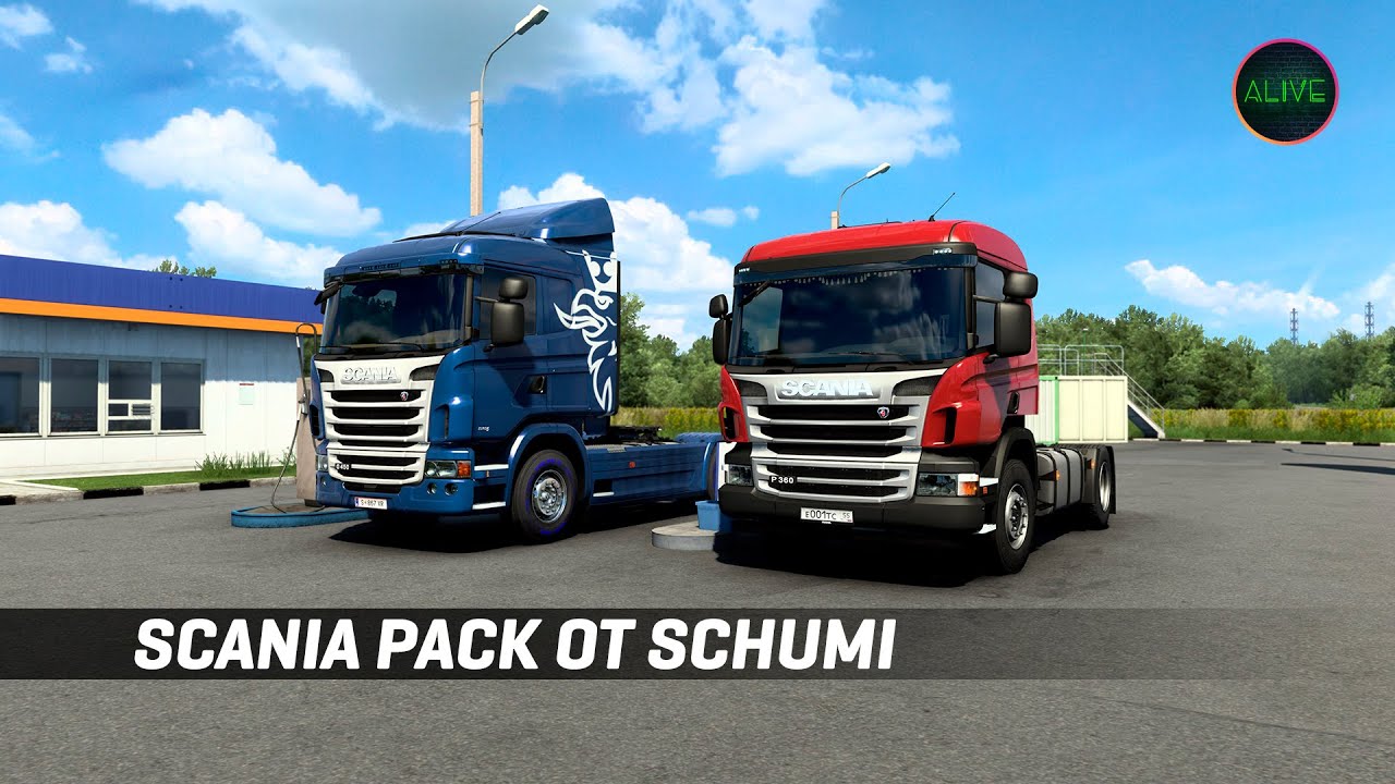SCANIA PACK (SCHUMI) - ОБЗОР МОДА ДЛЯ #ETS2 1.46