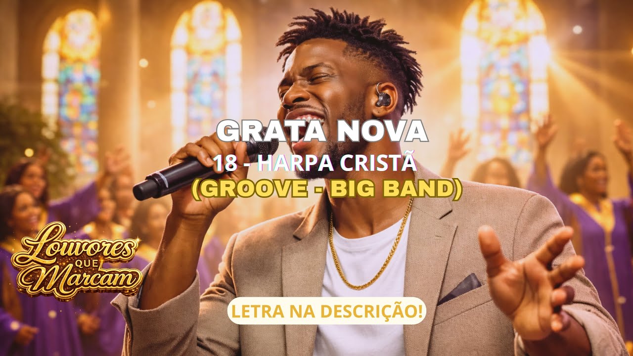 GRATA NOVA - GROOVE/BIG BAND - 18 HARPA CRISTÃ 🎷