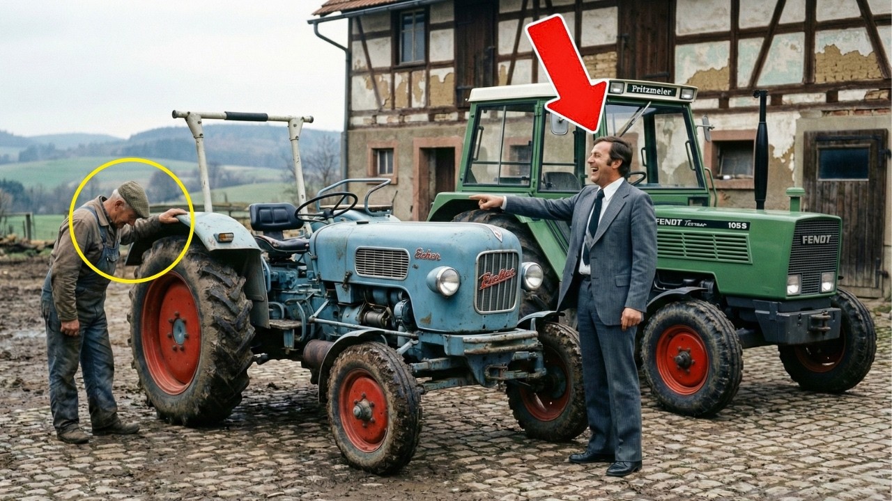 Fendt-Händler nannte ihn dumm den alten Eicher zu behalten… 10 Jahre später hatte er noch seinen Hof