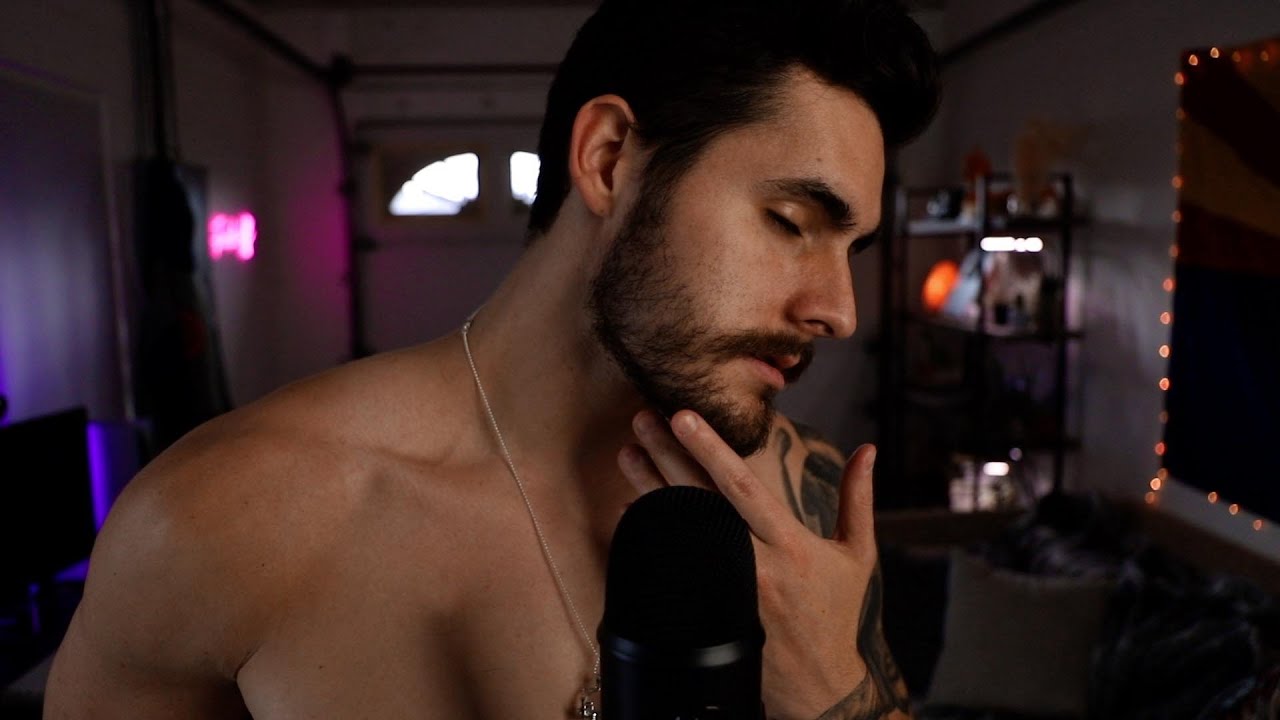 Beard Scratching On A Rainy Day - Male ASMR