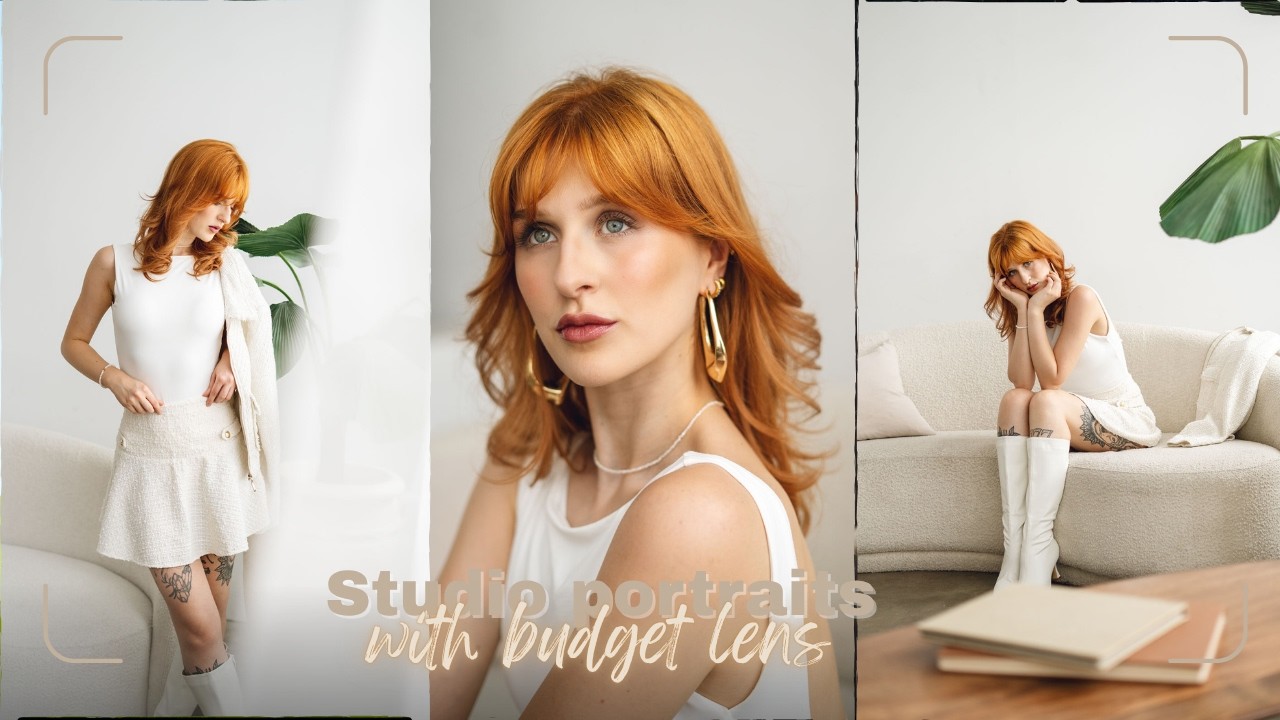 Meine Formel für geniale Portraits: Tageslicht + Low Budget Objektiv im Studio