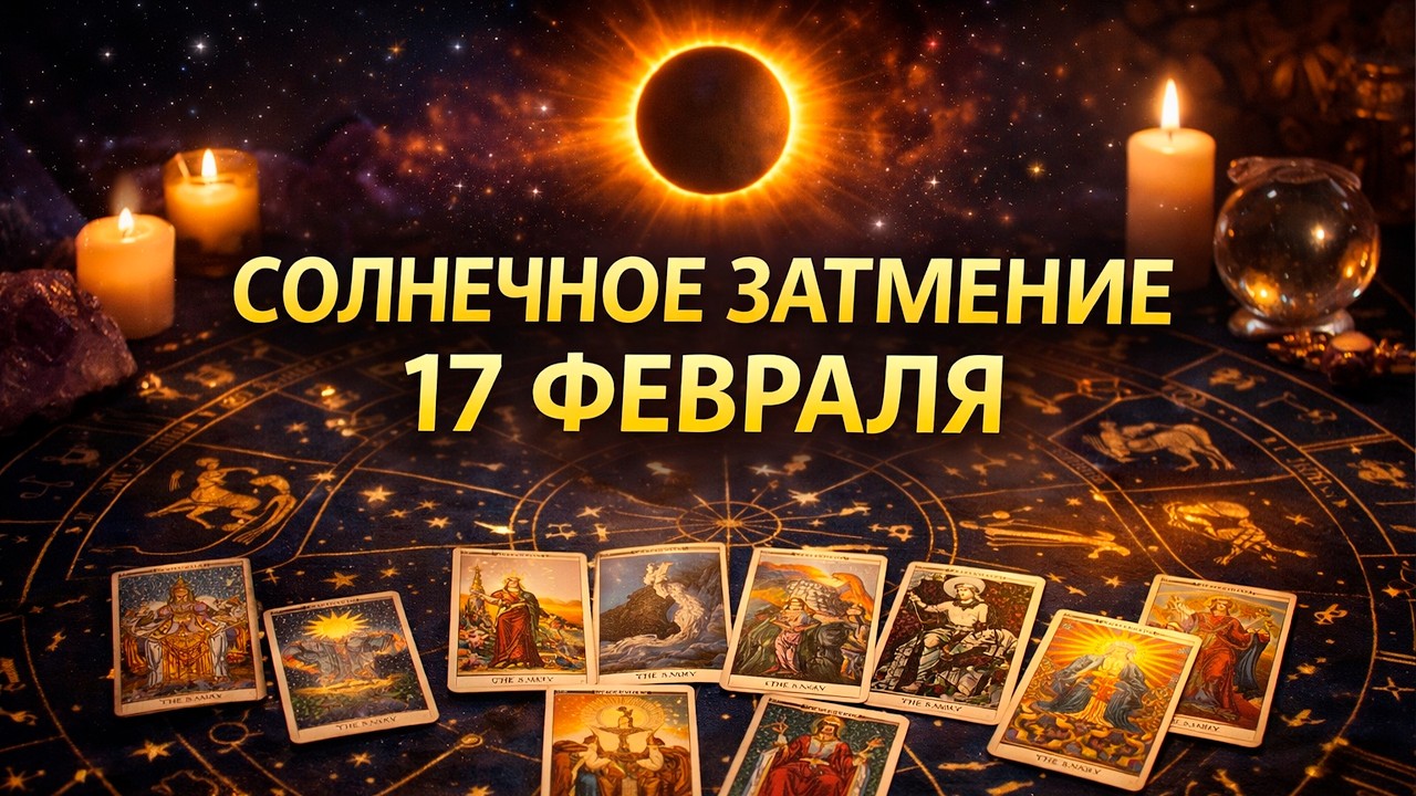 БОЛЬШИЕ ПЕРЕМЕНЫ у Овнов, Тельцов, Близнецов и Раков. СОЛНЕЧНОЕ ЗАТМЕНИЕ 17 февраля.Таро расклад