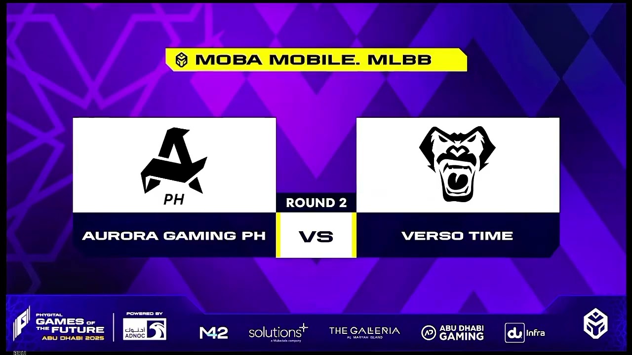 AURORA GAMING PH VS VERSO TIME | GROUP STAGE | MATCH 1 | GAMES OF THE FUTURE 
