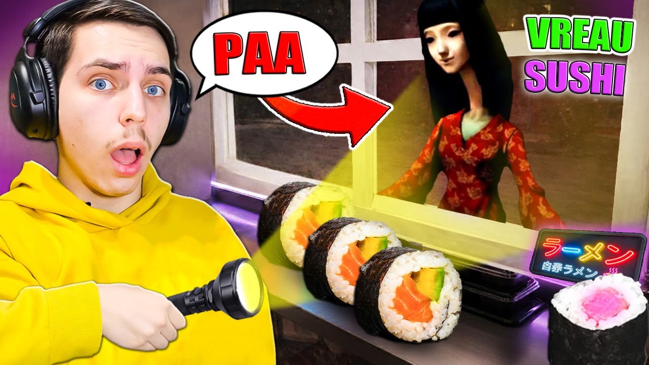 Am dat SUSHI La IUBITA 😂 Era sa MOR