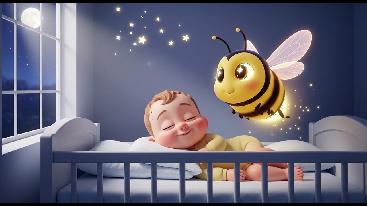 Twinkle Twinkle Little Star ⭐ | Mello Bee Rhymes 🐝 | Kids Bedtime Song
