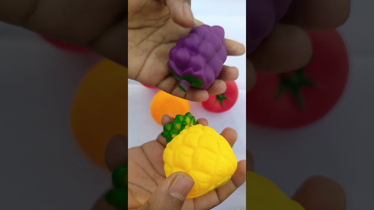 Soft toys soft fruit toys for kids food grade