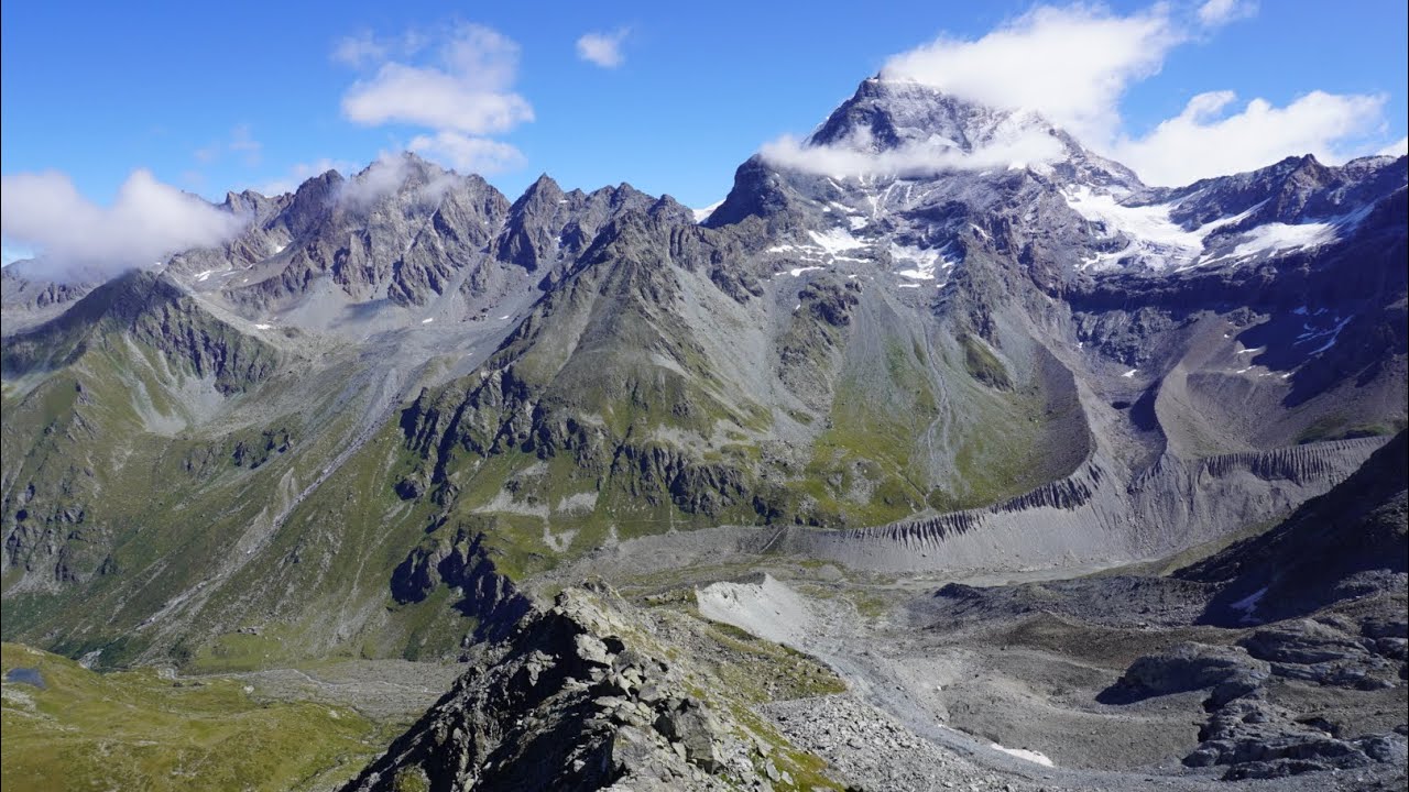 Randonnée alpine Petit Vélan(3222m) depuis parking 1700m,T5,Val d'Entremont,Valais,Suisse,29-08-2021