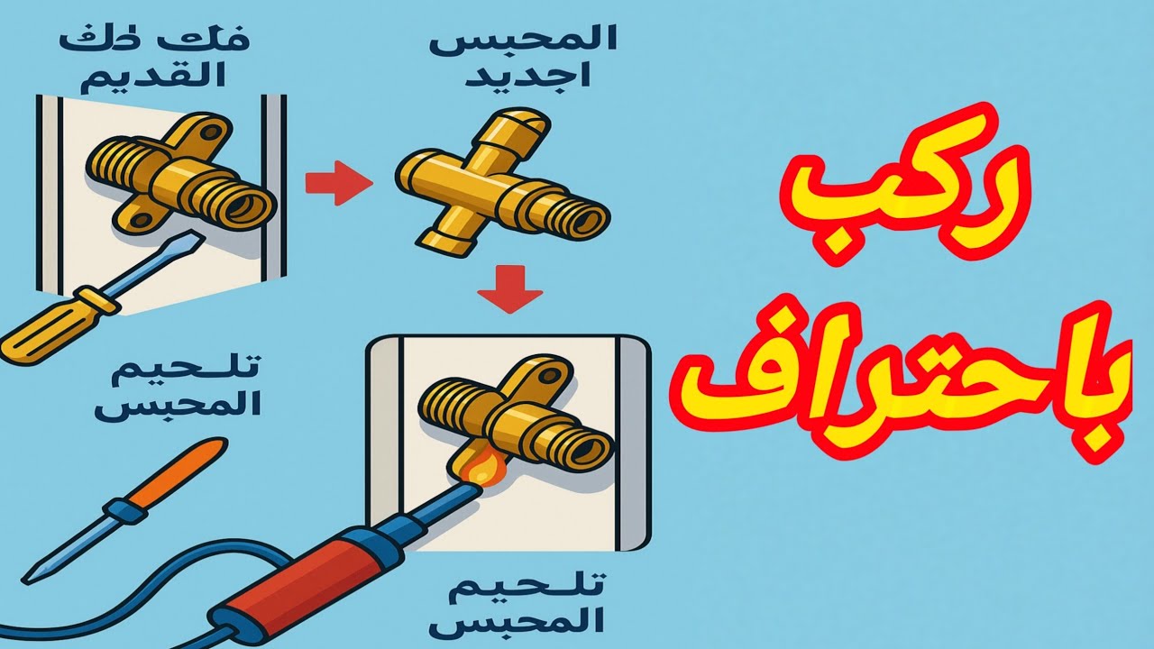 طريقه تغيير محابس التكييف باحتراف عام 2025