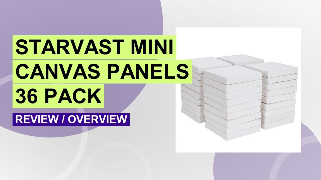 STARVAST Mini Canvas Panels Review: Best Small Canvases for Acrylic & Oil Painting?
