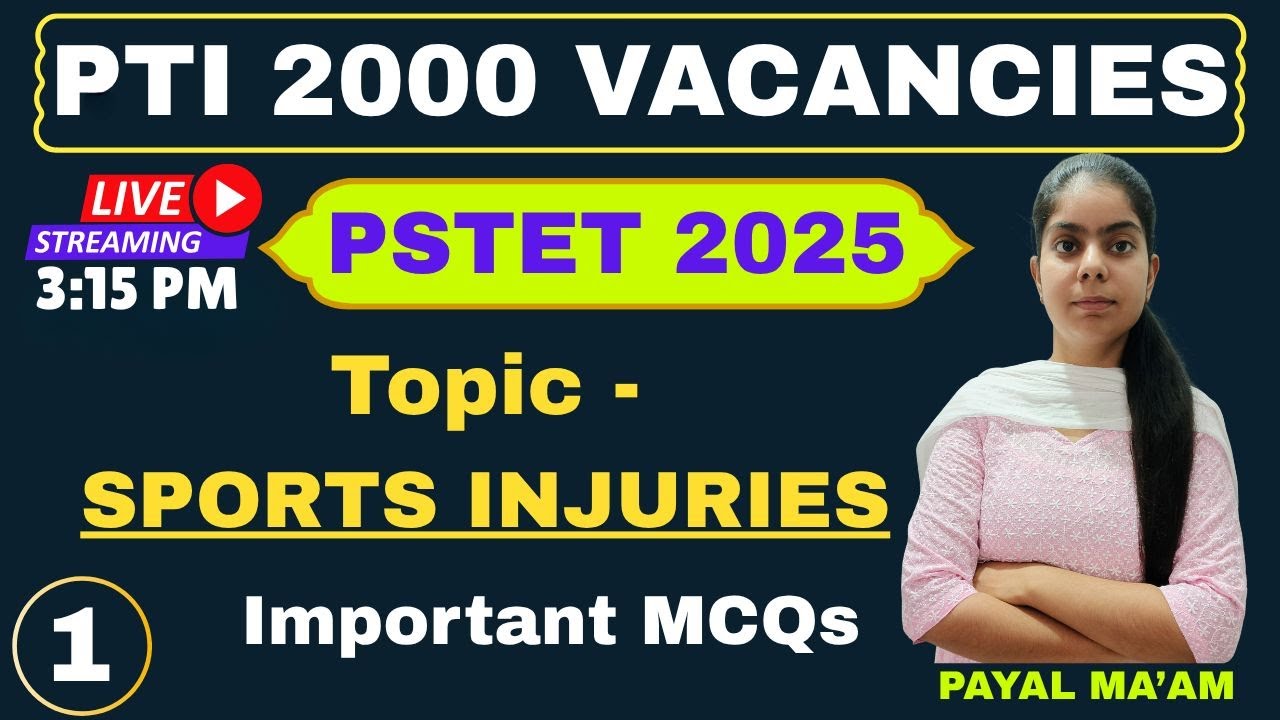 Punjab PTI 2000 Vacancies | Sports Injuries | Day -1 | Skylite Academy Abohar