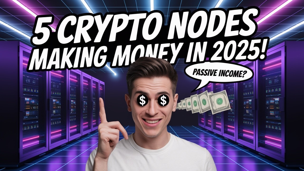 5 крипто-нод, на которых можно заработать в 2025 году!