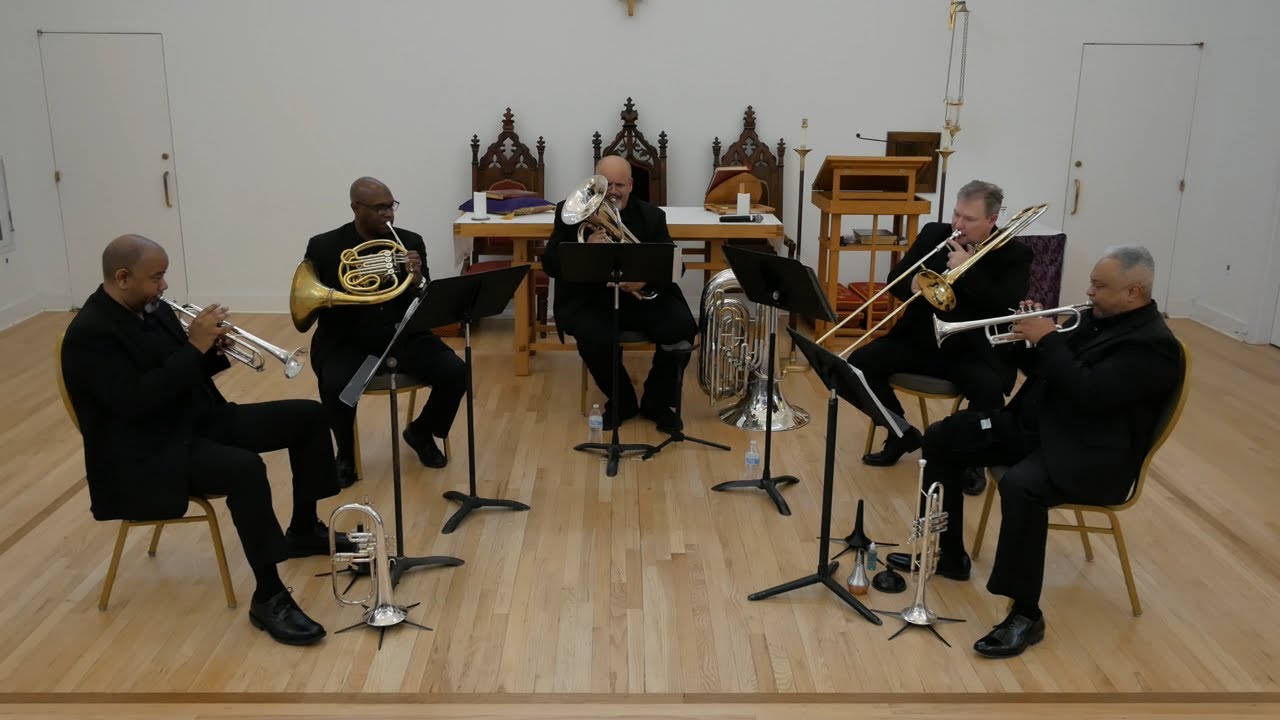 Lyric Brass Quintet performs selections from 