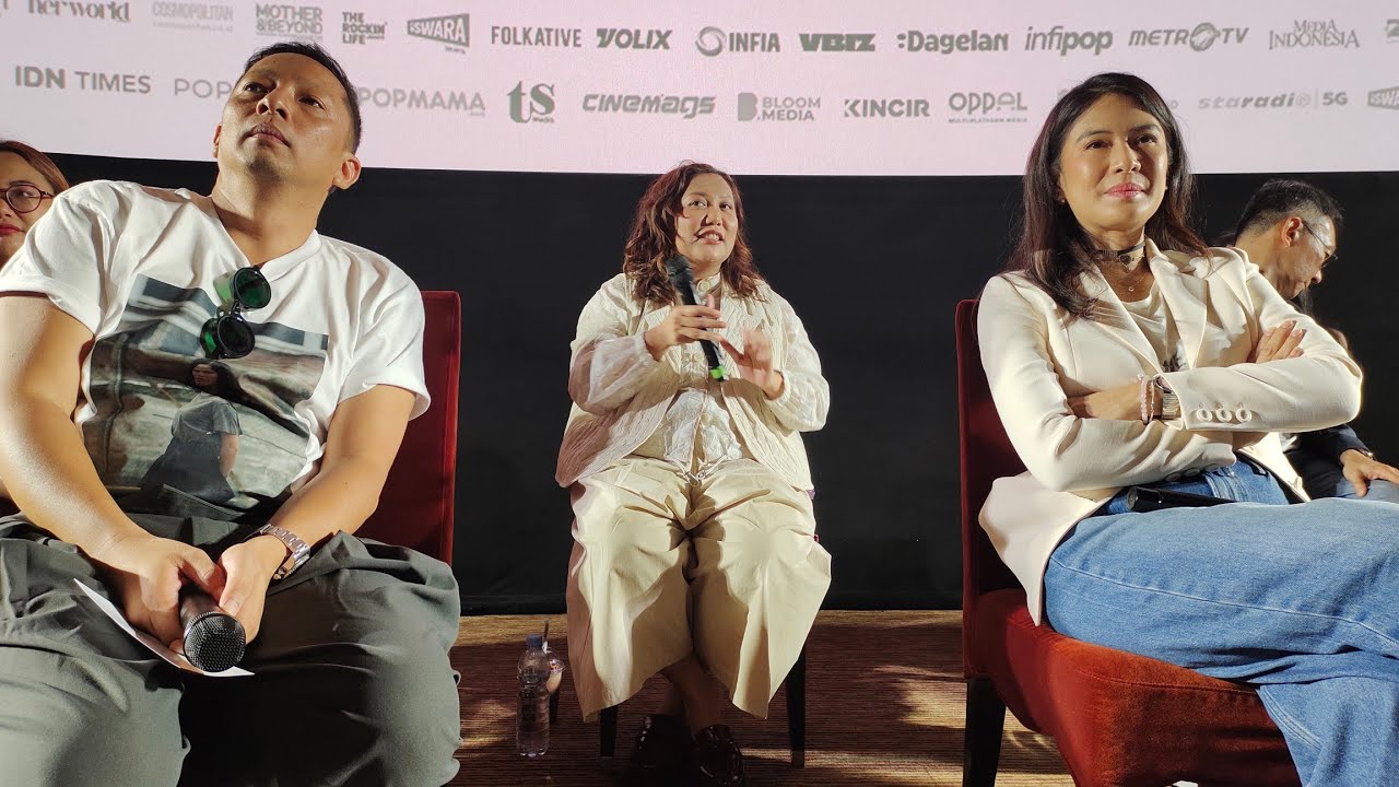 DIAN SASTROWARDOYO, ALI FIKRY, RINGGO AGUS di Keseruan KONFERENSI PERS ESOK TANPA IBU