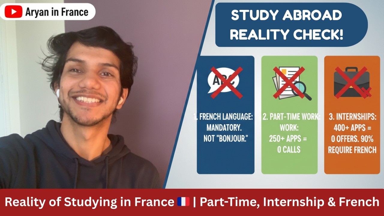 Reality of Studying in France 🇫🇷 | Part-Time, Internship & French Language Truth (2026)
