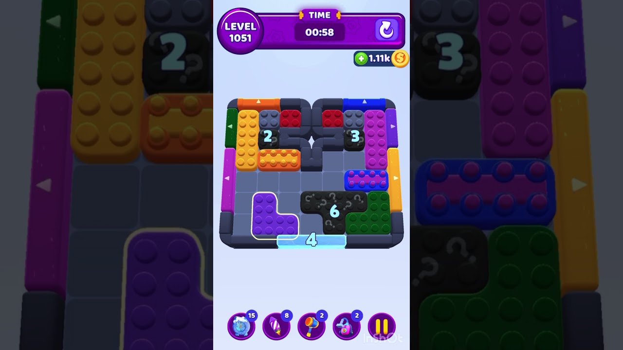 Color Block Jam Level 1051 &ndash; Full Puzzle Solution (No Boosters)