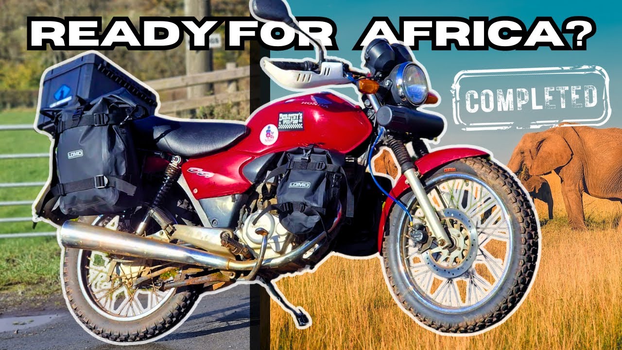 ULTIMATE Honda CG 125cc Adventure Build: Кругосветное путешествие, часть 2